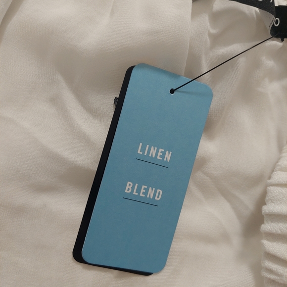 Sportsgirl Linen Blend Long Sleeve Baby Doll Dress Size 10 NWT - Picture 4 of 5